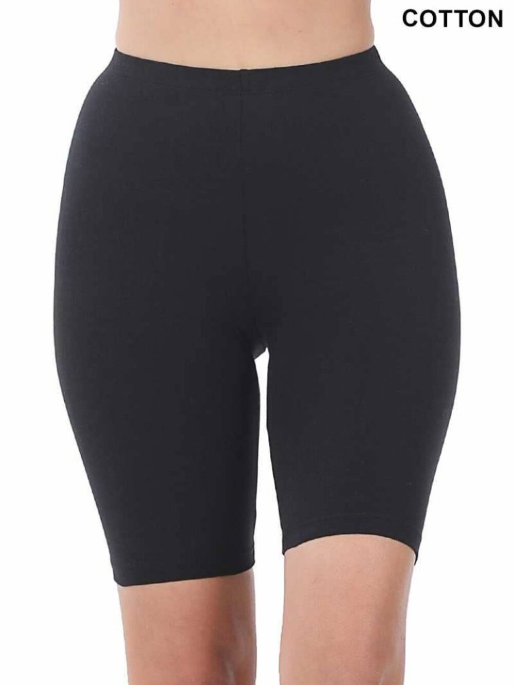 Black Biker Shorts | Premium Cotton Soft Black Biker Shorts